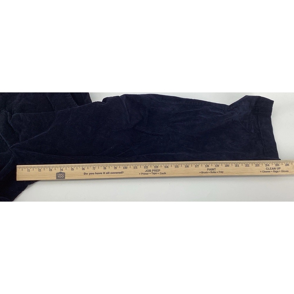 LL Bean Classic Fit Corduroy Pants Navy Blue Men Size 38  Academia Preppy - Picture 6 of 6